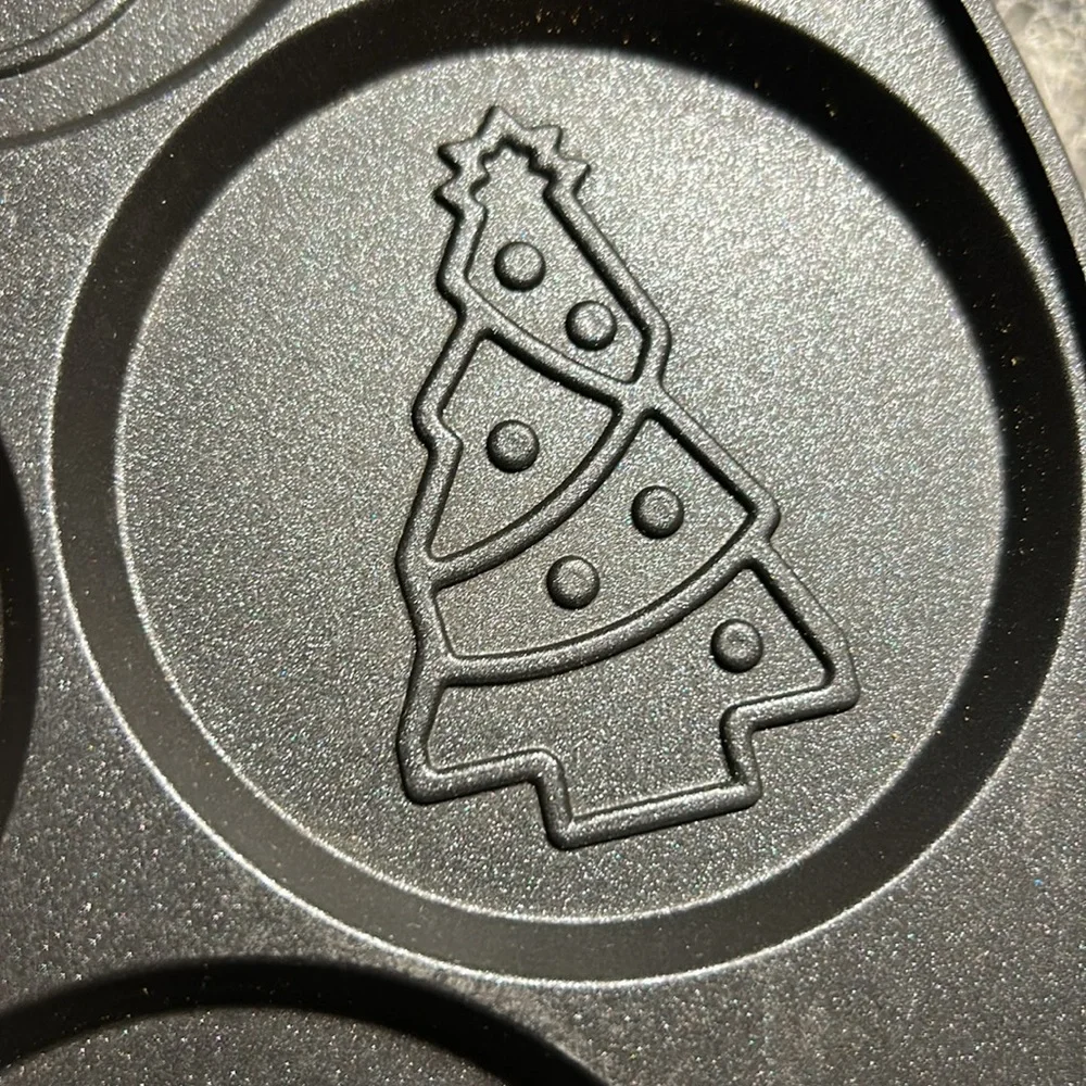 Pancakes frying pan Merry Christmas! Happy Holidays!